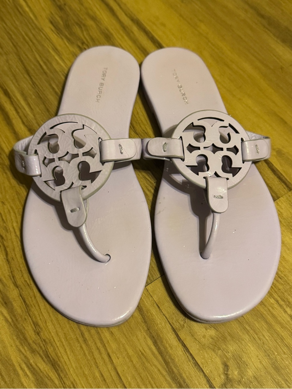 Tory Burch Miller Patent Thong Sandals